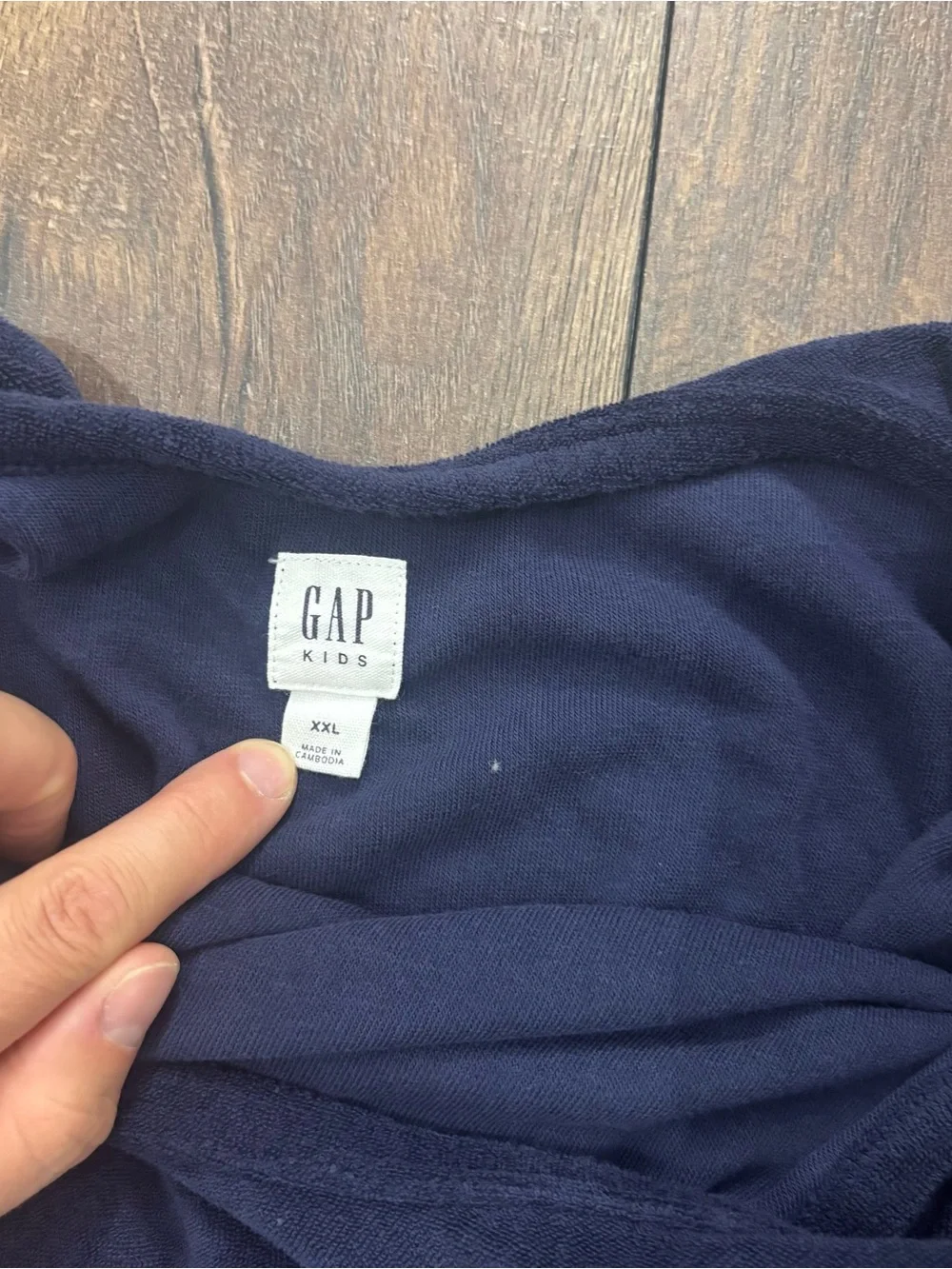 Gap Navy Terry Cloth Shorts Romper, Girls Size XXL